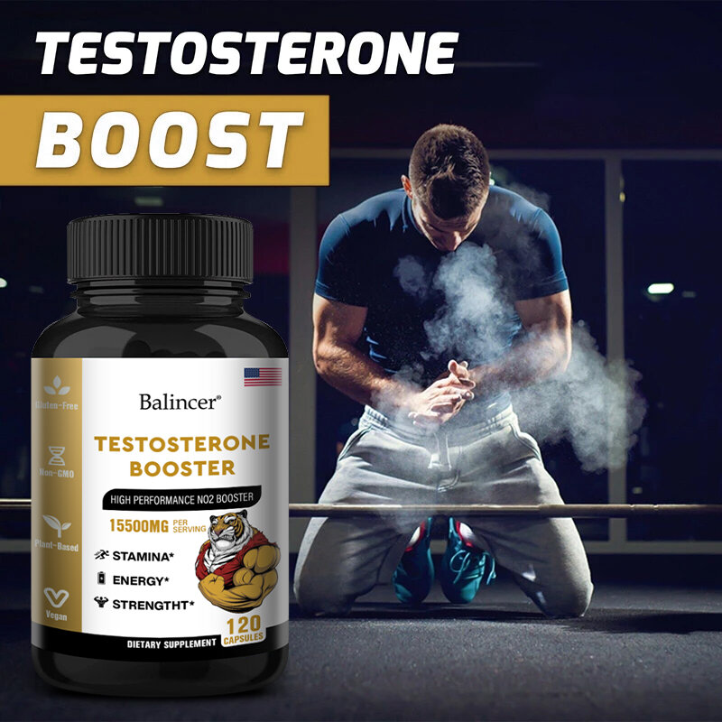 O impulsionador da testosterona aumenta o tamanho, alongamento, ereções, energia natural e resistência, crescimento do músculo