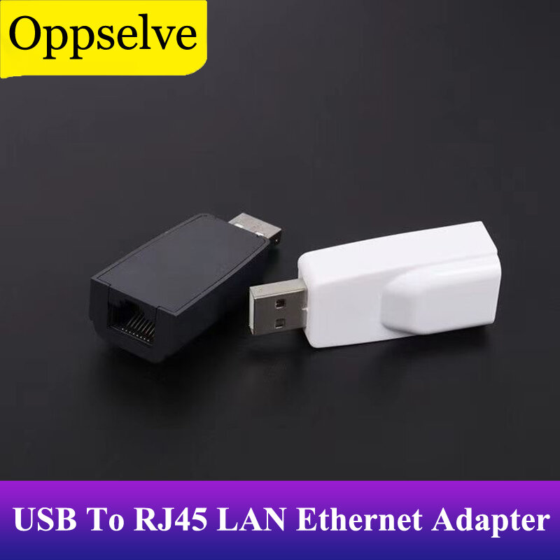 Kartu Jaringan Portabel LAN Ethernet USB Ke RJ45 Adaptor 100Mbps Konverter Bebas Drive untuk Windows Linux Mac OS PC Laptop Desktop