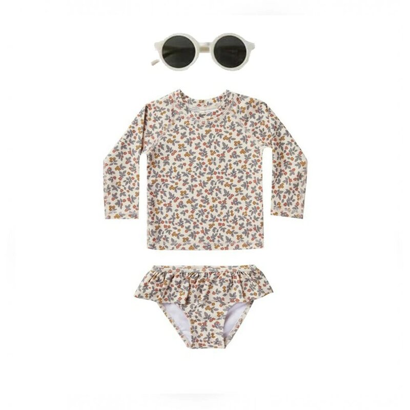 Rylee-Conjunto de traje de baño para niñas, traje de baño de una pieza, prendas de vestir de vacaciones para bebés, Bikini de playa para niños