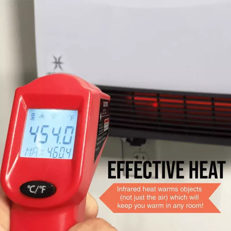 Heat  Phoenix 1500W Wifi Infrared Space Heater, Indoor, White, HS-1500-PHX-WIFI