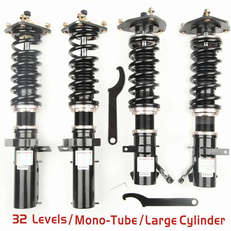 32 Way Mono Tube Coilovers Lowering Suspension Kit For Toyota Corolla (E110) 1998-02
