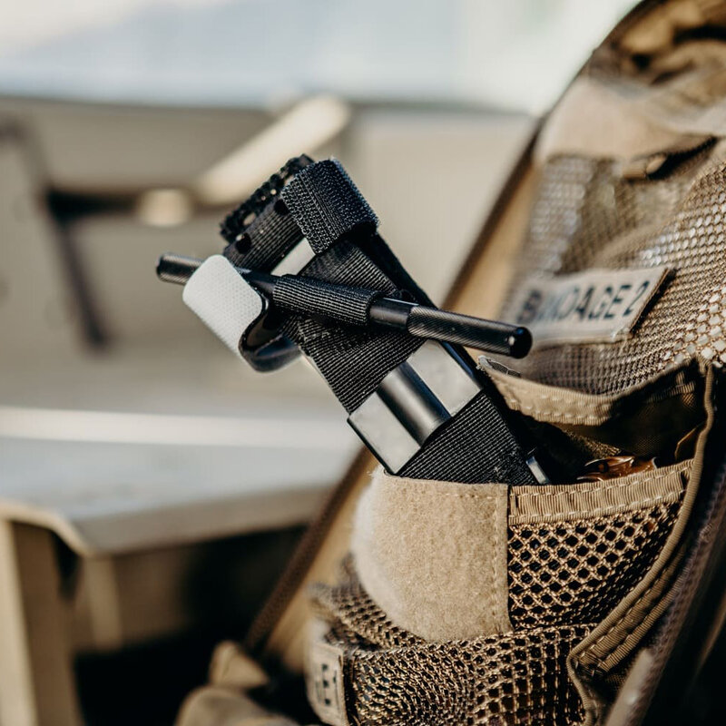 Tactical Hemostatic Extremity Tourniquet, 100% Nylon Composto, para militares, primeiros socorros ao ar livre, resgate de emergência, IFAK Gear