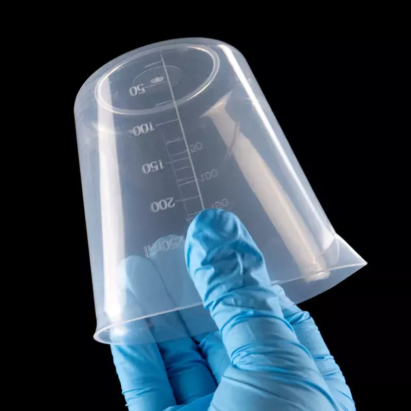 Bécher à mesurer en plastique transparent de 100ml, récipient de laboratoire de chimie, cruches, outil de cuisson de cuisine, vente en gros