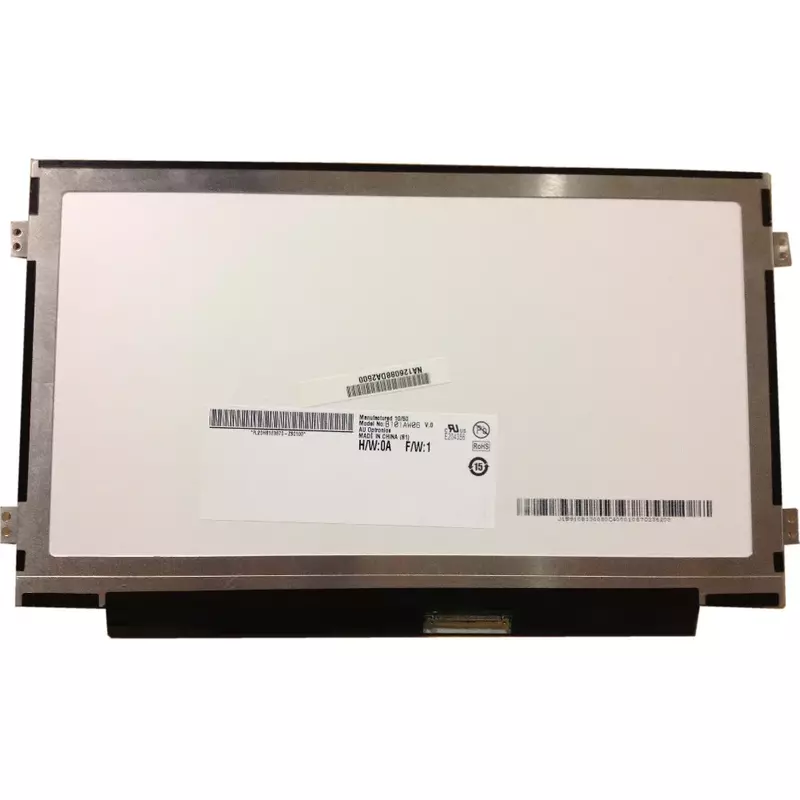 Painel LCD do portátil, B101AW06 V.0, LTN101NT05, ajuste LTN101NT08, N101L6, HSD101PFW4, 1024X600