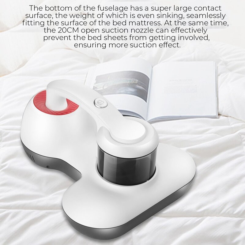 AT14 Mattress Cleaner, Bed Vacuum Cleaner With Corded Handheld 16 KPA Strong Suction Powerful Mite Removal