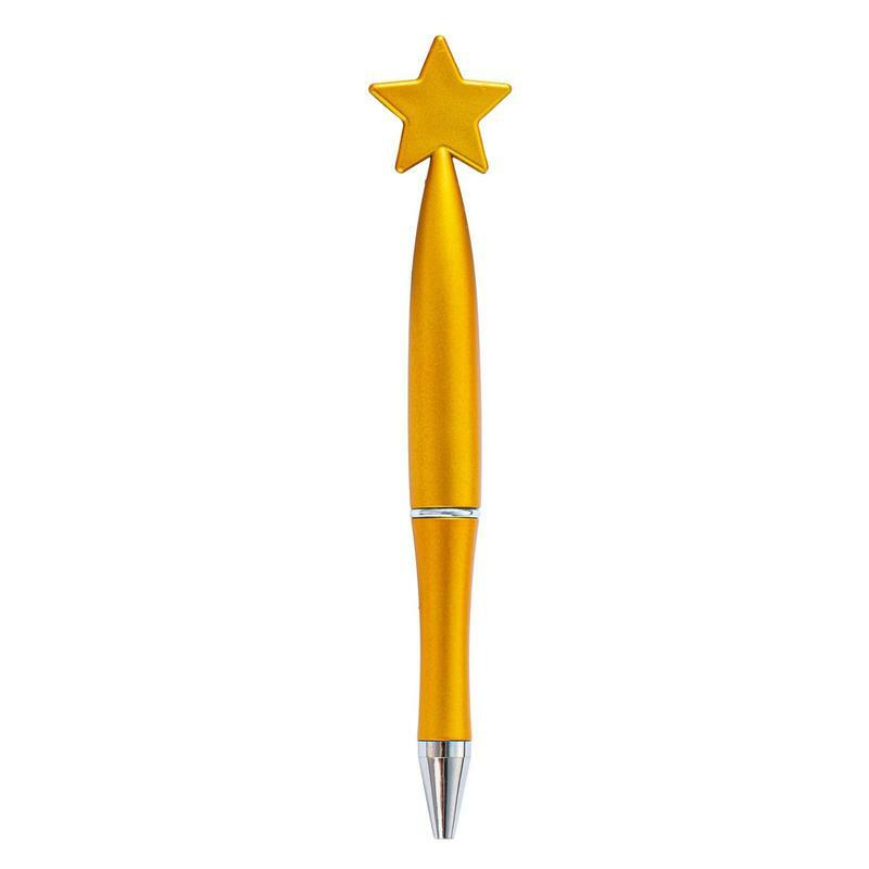 Długopis skręcany w kształcie gwiazdy długopis Kawaii uroczy, gwiazdorski długopis z płynnym przepływem atramentu i jasnymi kolorami do szkoły biurowej