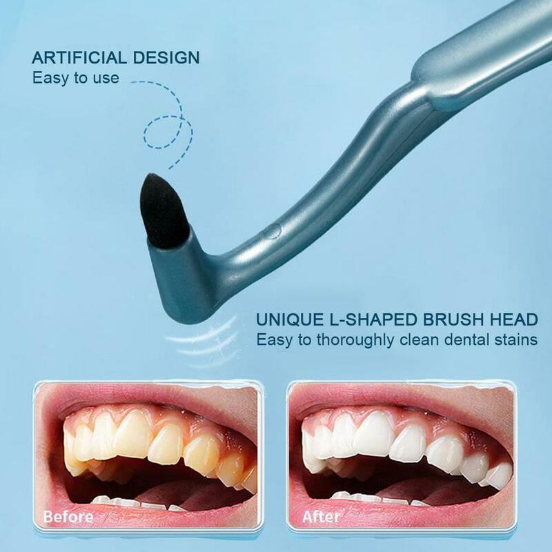 1pcs Interdental Brush Toothbrush Stain Eraser Sponge Oral Oral Tartar/Tea/Smoke Tools Stains Health Cleaner Remove Care J4E6