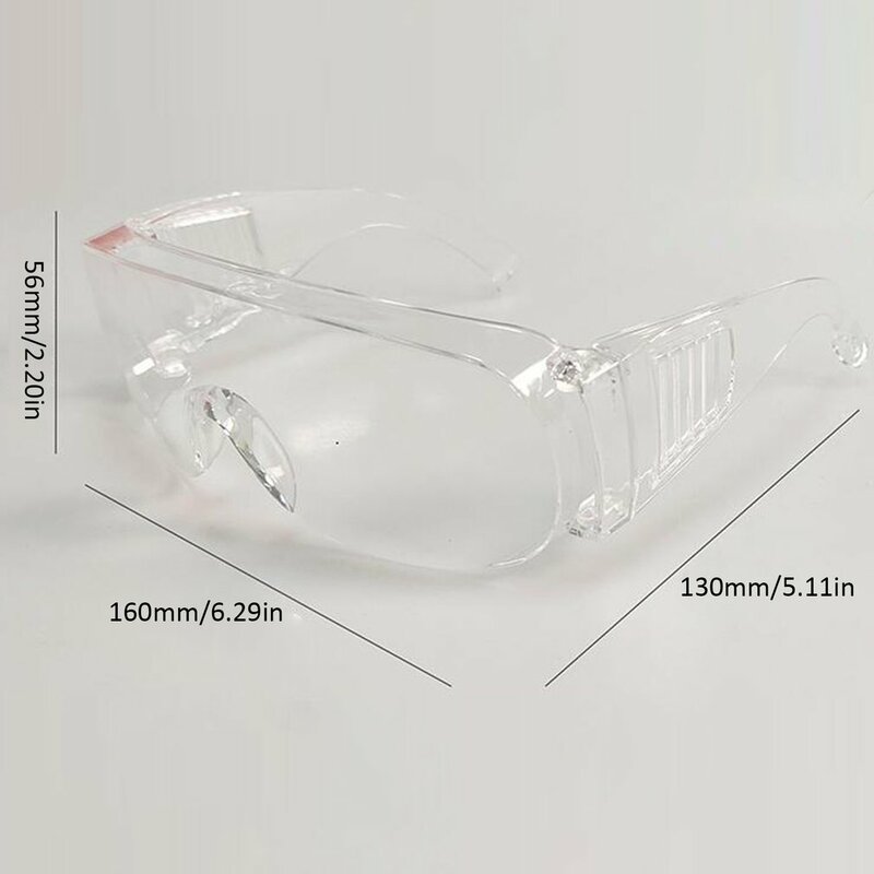 Proteção anti-nevoeiro óculos de isolamento respirável anti-cuspir óculos totalmente clara visão segurança anti-respingo neutro//