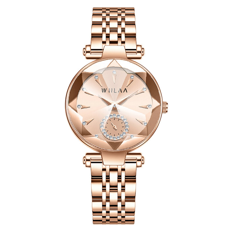 นาฬิกาผู้หญิงสำหรับสุภาพสตรีแบรนด์หรู2024นาฬิกาข้อมือสายรัดเหล็กสแตนเลสสีเขียวนาฬิกาข้อมือควอตซ์ relogio feminino