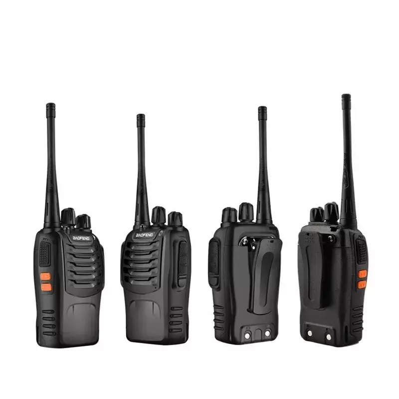 Walkie-talkie BF-888S, Radio bidireccional de largo alcance, UHF, 5W, 400-470MHz, BF888s, BF, H777, para hotel de caza