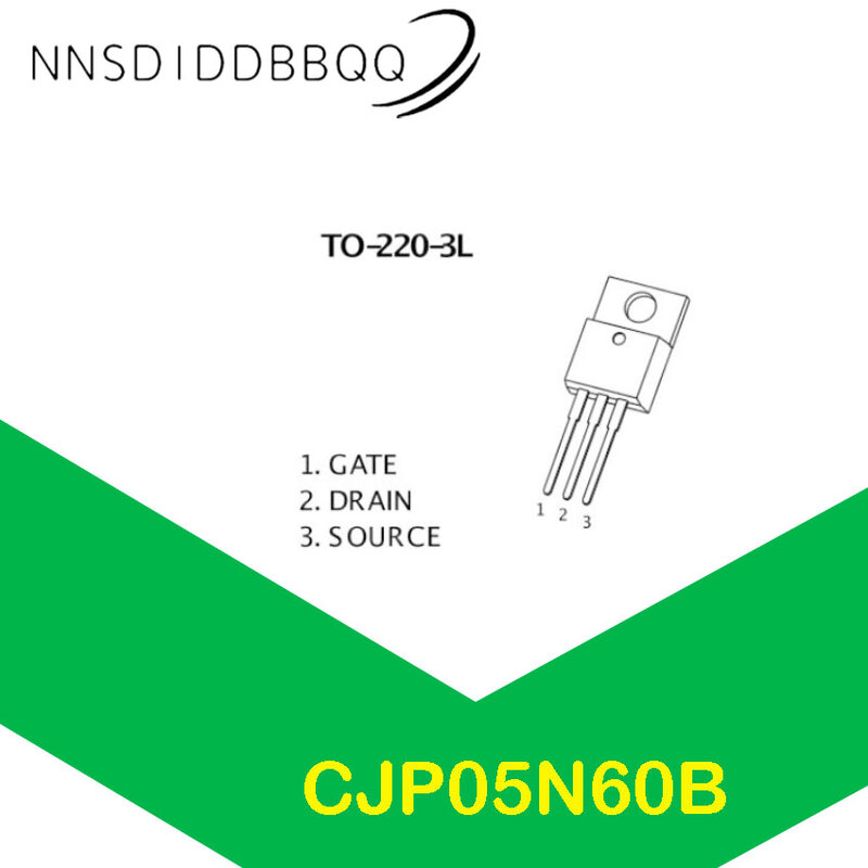 1Pc CJP05N60B Mosfet Transistor TO-220-3L Ic Veldeffecttransistors Set Elektronische Componenten