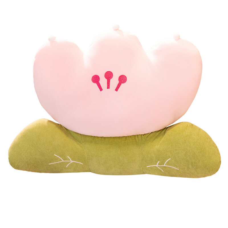 Cute Tulip Plush Pillow for Kids, Soft Stuffed Plant, Girassol Mat, Cintura Almofada, Sofá, Cadeira, Interior Floor, Home Decor, Presentes para Meninas