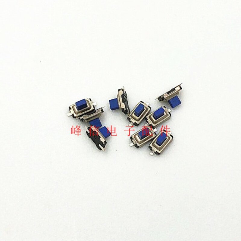 5Pcs Miniature Blue Button Patch 2 Foot Switch 3*6*4.3 Tact Switch Micro Button Switch