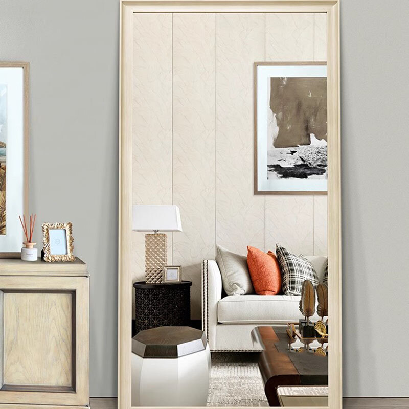 Nordic Schlafzimmer Ganzkörper spiegel ästhetische personal isierte übergroße Steh spiegel Ganzkörper Luxus Vintage Espejo Wohnkultur