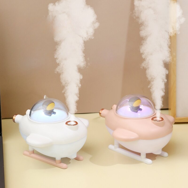 220ML Portable Air Humidifier Home Desktop Small Water Supplement Sprayer USB Colorful Night Light Home Office Aroma Oil Diffuse