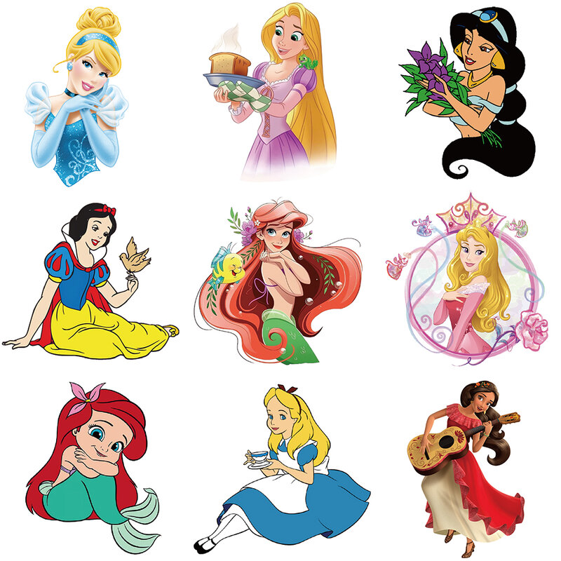 10/30/50pcs Disney Cute Princess Anime Stickers Kawaii Snow White Frozen Cartoon Decals Sticker for Kids Graffiti Notebook Phone
