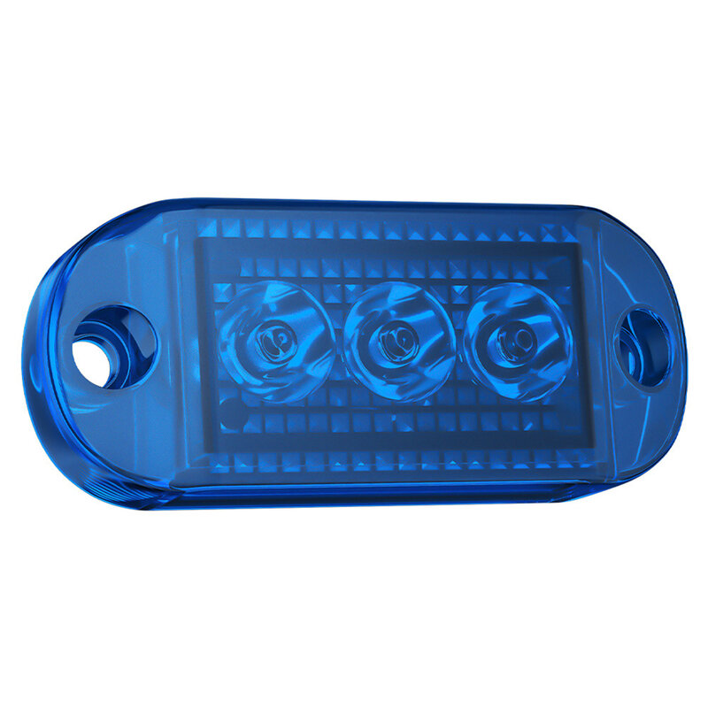 Lampu LED penanda samping tahan air untuk truk trailer truk truk merah putih 12V 24V instalasi dapat diandalkan dan mudah