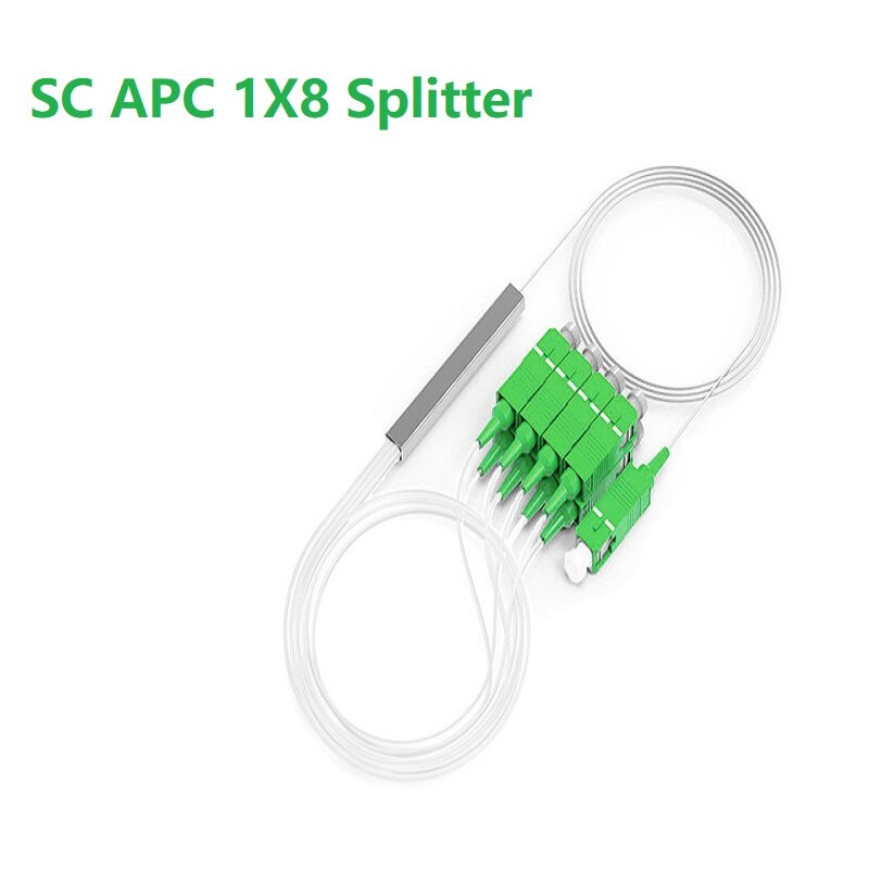 Sc apc divisor óptico de fibra, ftth, 1x8, 1x16, plc monomodo, 5 a 10pcs