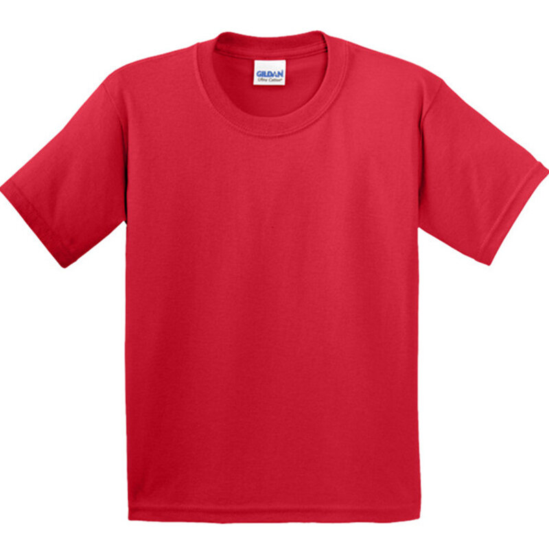 Camisetas coloridas personalizadas para niños y niñas, 100% algodón, estampado DIY, tu diseño, contacto con el vendedor