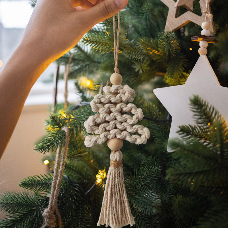 Kreatywny zawieszki na choinkę dekoracja bożonarodzeniowa ręcznie robione ozdoby