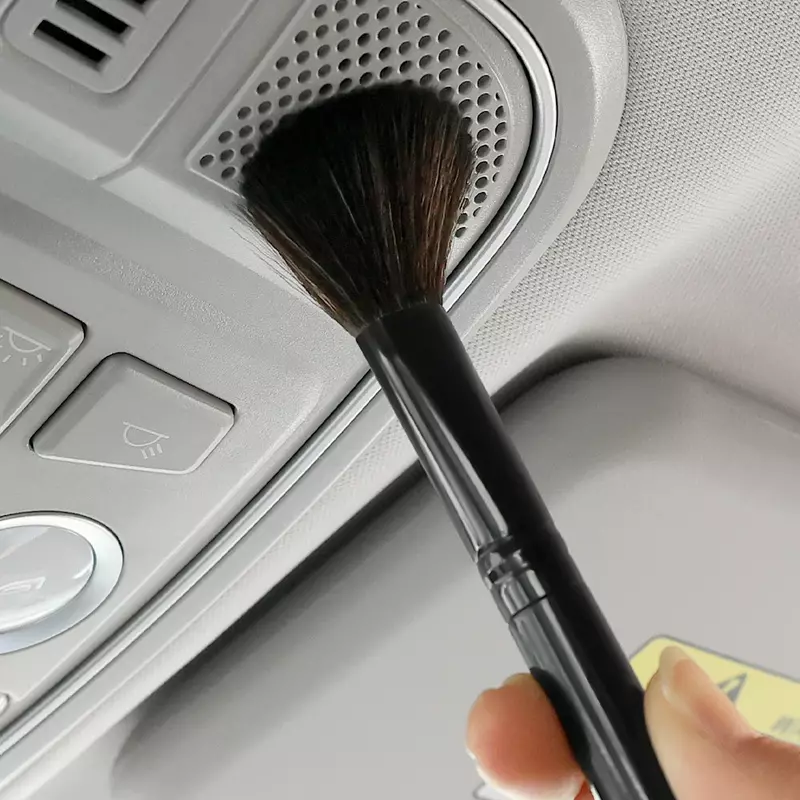 Car Detailing Brush Super Soft Auto Interior Detail Brush With Synthetic Bristles Car Dash Duster Brush Accessories