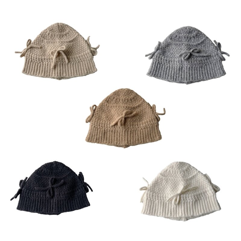 Bonnet en tricot pour femmes, bonnet seau en Crochet, coupe-vent, chapeau sport, à couvre-chef pour activités air