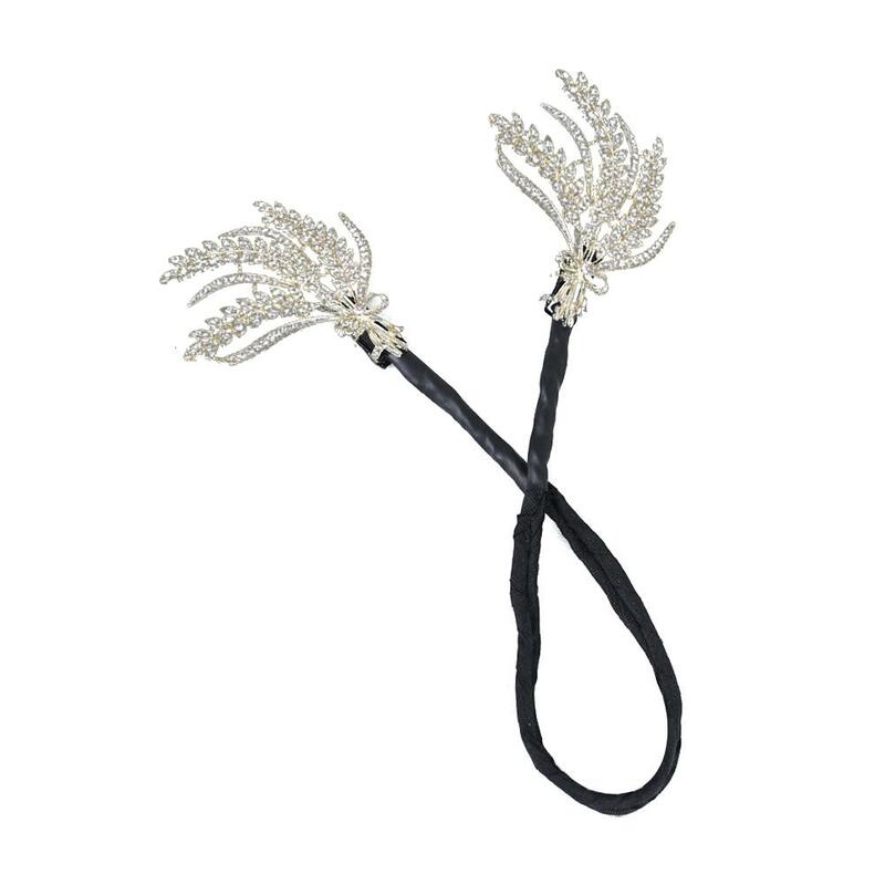 Элегантная блестящая шпилька для волос с изображением бубенчика из пшеницы, модная нежная повязка для волос «сделай сам», аксессуары для волос, подарки для женщин Gi V7C7