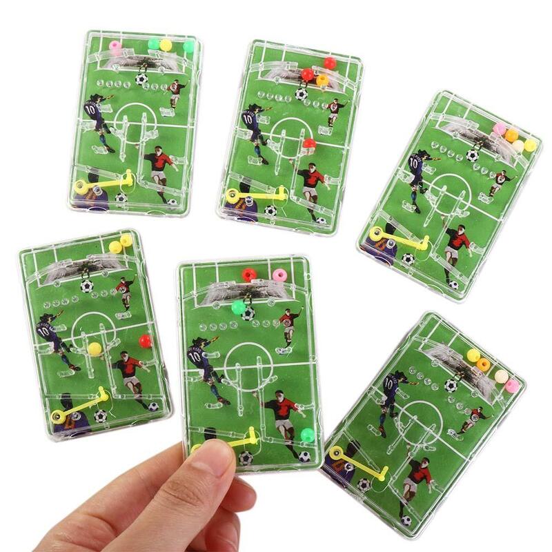 10pcs/set Football Maze Game Early Educational Toy for Kids Birthday Party Decoration Favors Rolling Ball Game Toy
