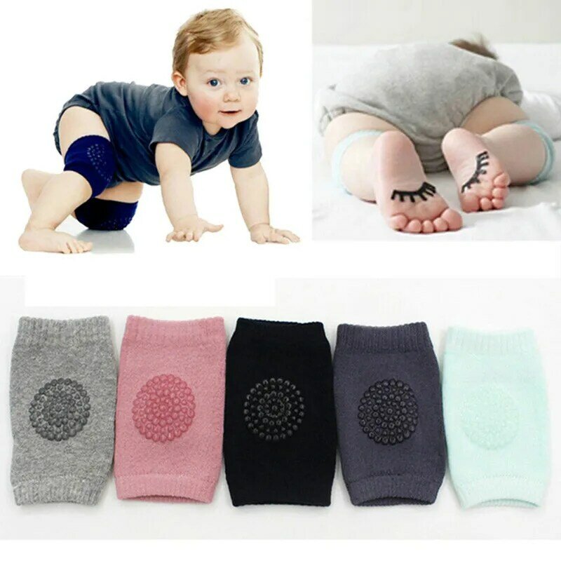 Baby Safety Crawling Elbow Cushion Kids Knee Pad Infants Toddlers Protector Safety Kneepad Leg Girls socks dropship