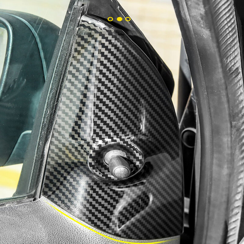 سيارة A-عمود غطاء الزخرفية ملصقا مرآة الرؤية الخلفية تعديل إطار الكسوة لمرسيدس الذكية 451 Fortwo تعديل الملحقات