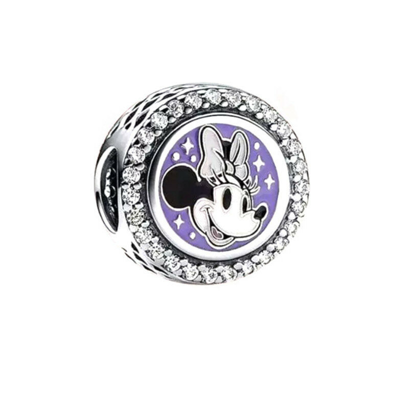 925 sterling silver new teddy bear bead pendant suitable for bracelets, bracelets, jewelry gifts