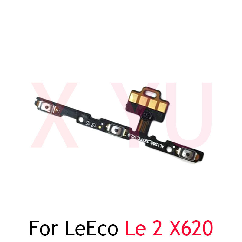สำหรับ Letv leeco Le 2 X620ปุ่มเปิดปิดสวิตช์ปุ่มปรับระดับเสียงสายเฟล็กซ์