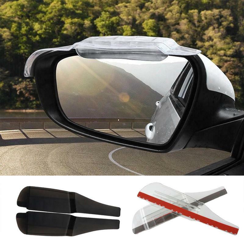 Durable Car Mirror Rain Guard, Side View Mirror Covers, Water Proof, Decoração elegante, Scratch Protector, Auto Exterior Acessórios