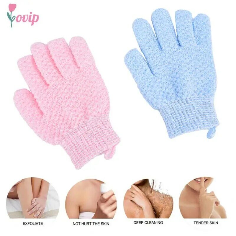Bath Peeling Exfoliating Mitt Glove For Shower Scrub Gloves Sponge SPA Bath Glove Wash Skin Moisturizing SPA Foam Body Massage