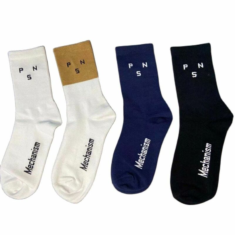 PNS-Calcetines deportivos de marca profesional para hombre y mujer, medias transpirables para bicicleta de carretera, 12 colores