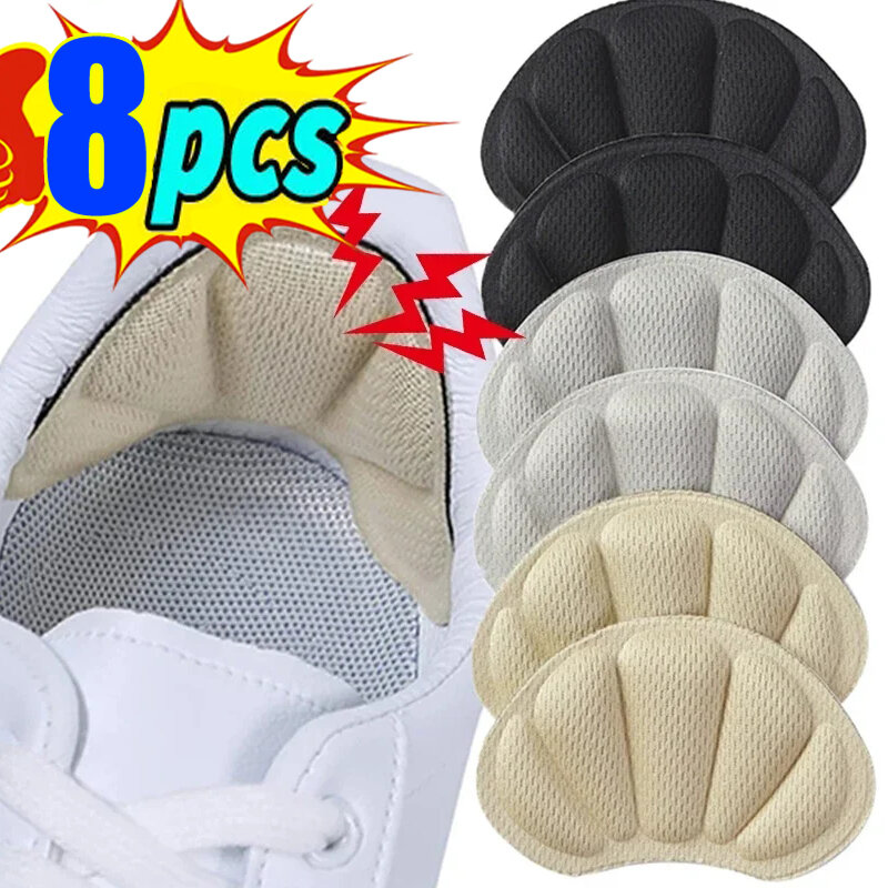 Bantalan sol dalam ringan untuk sepatu olahraga, bantalan kaki empuk antiaus stiker belakang ukuran lucu dapat disesuaikan