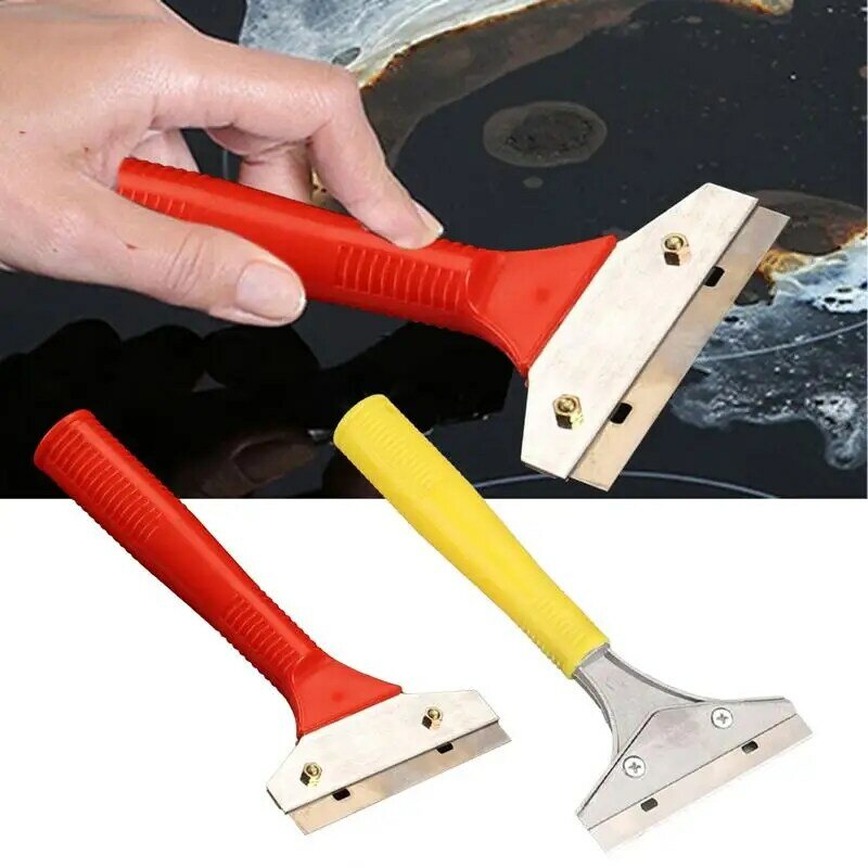 Floor Scraper Multi-Purpose Cleaning Scraping Remover Decal Sticker Remover Multi-Purpose Scraper Cleaning Tool Non-Slip