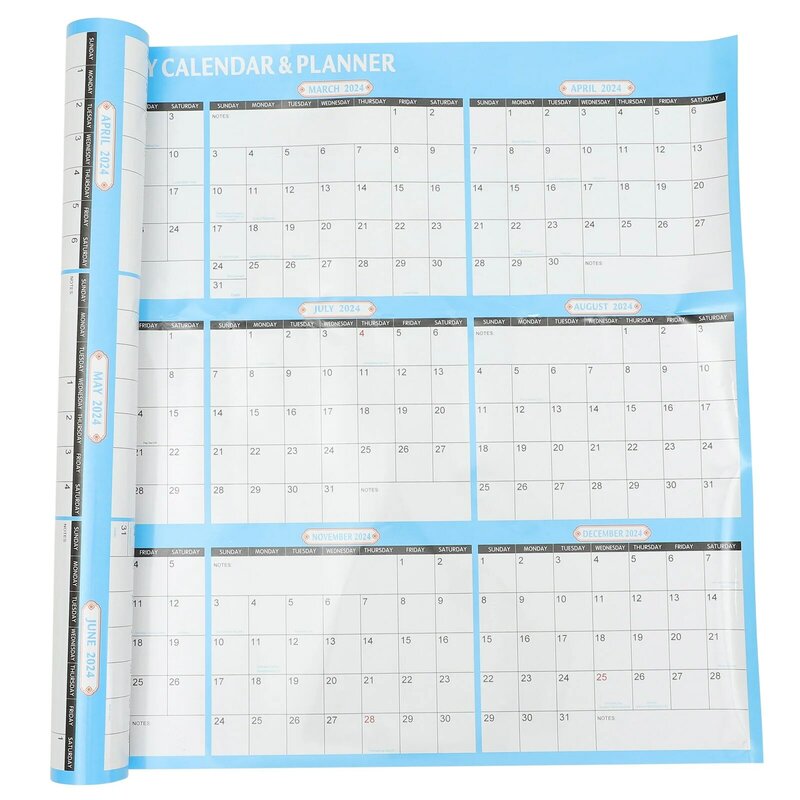 2024 Wall Laminated 12 Month Calendar 2024 Monthly Planner Calendar Appointment Hanging Laminated 12 Month Calendar 2024 Year