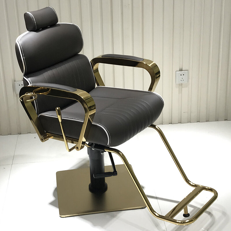 Cadeiras ergonômicas do barbeiro para a manicure da composição, cosmético, facial, cabeleireiro, mobília moderna, luxo