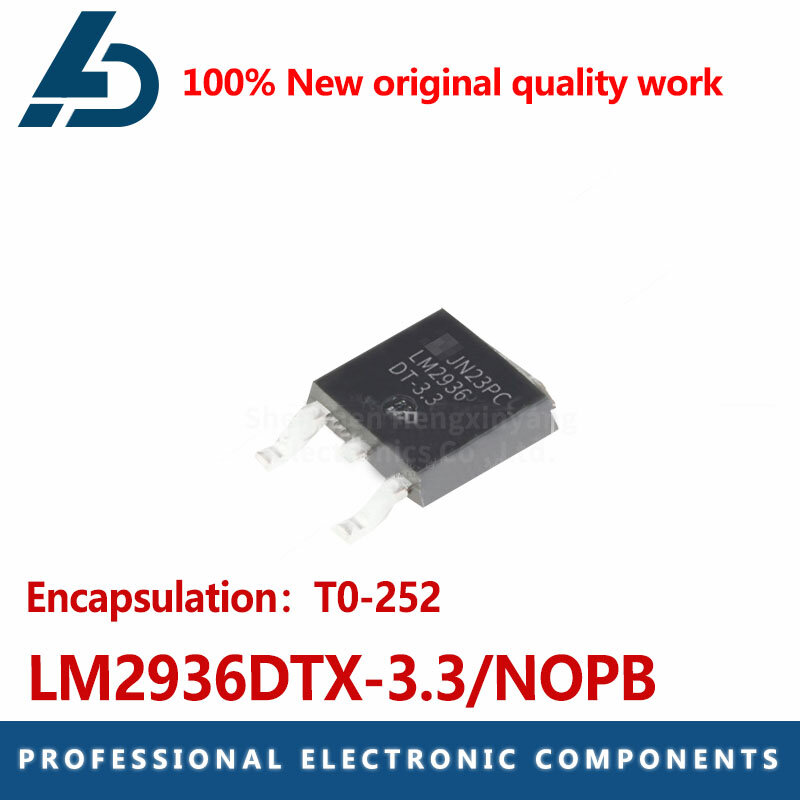 Regulador LDO fijo LM2936DTX-3.3/NOPB, 5,5 V a 40V, entrada 200mV, paquete TO-252