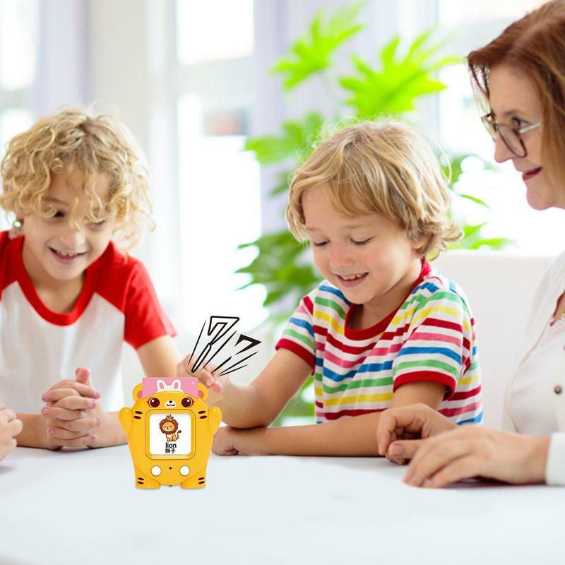 Montessori Kindergarten Reden Flash Karten Lernen Englisch Maschine Mit 112 Anblick Worte Elektronische Buch Sensorischen Spielzeug Für Kinder