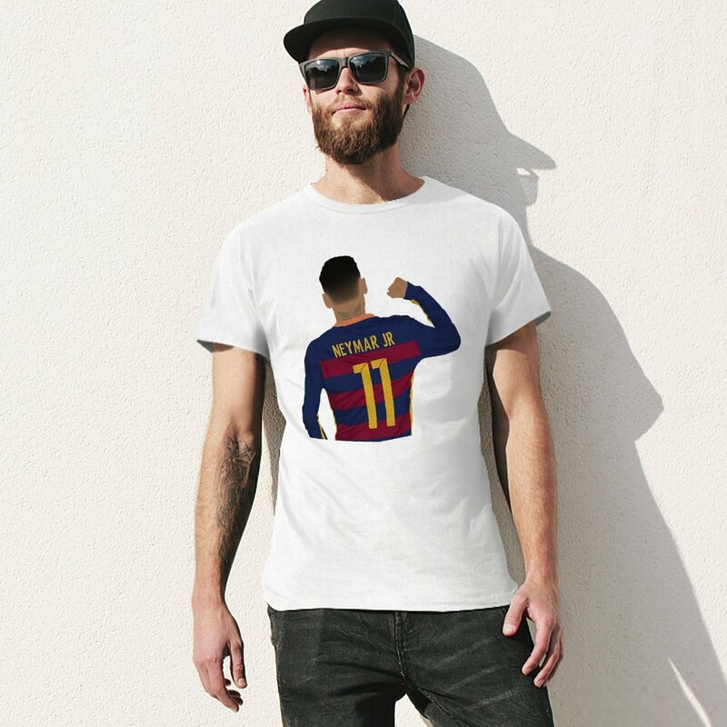Koszulka Neymar i Jr brazylia świętują napastnika piłki nożnej 55 uroczych zawodów sportowych w rozmiarze Eur Vintage