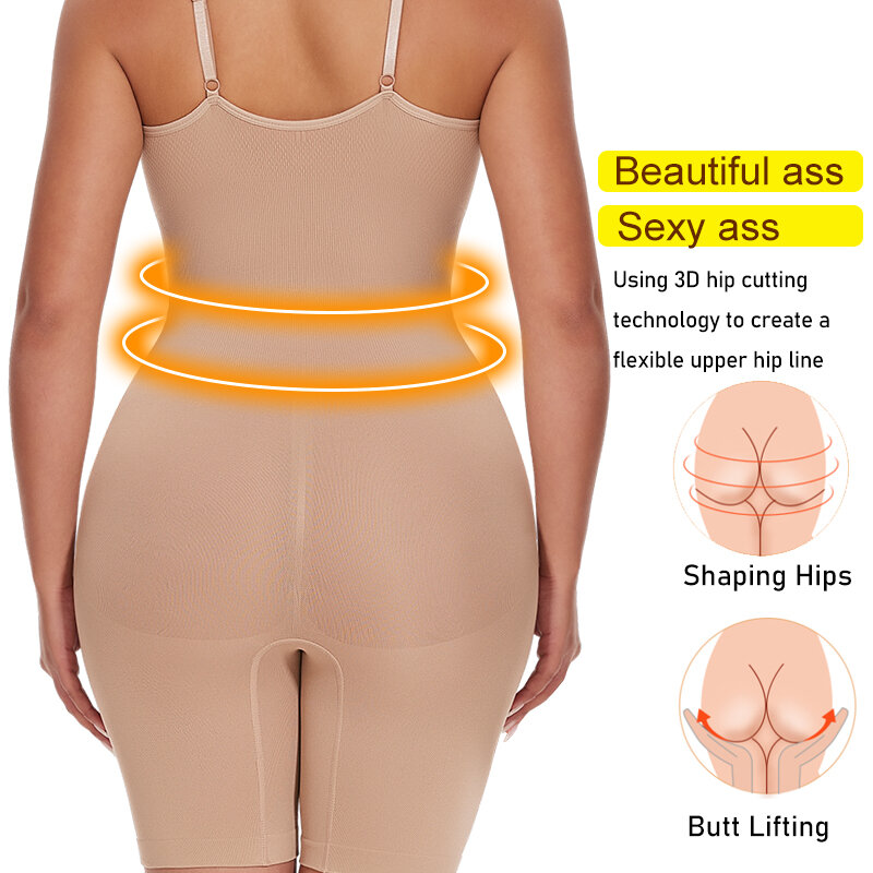 Shapewear Body per le donne Tummy Control Full Body Shaper coscia pantaloncini più sottili vita Trainer biancheria intima dimagrante pancia Fajas