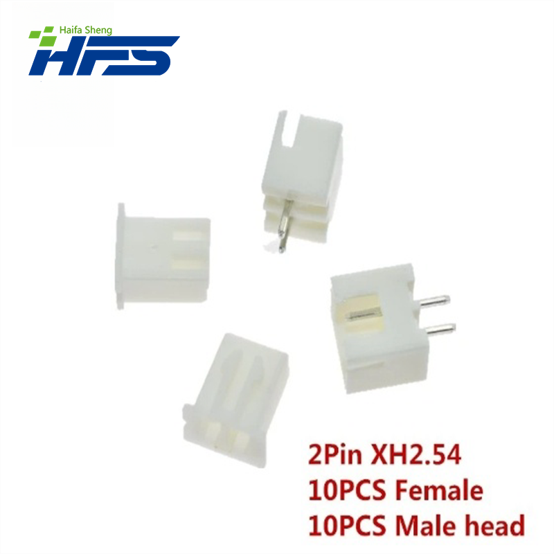 Kit de terminales de paso XH2.54, 2P, 3P, 4P, 5 pines, 230mm, carcasa, cabezal de Pin, conector JST, adaptador de conectores de cable XH, TJC3, 2,54 piezas