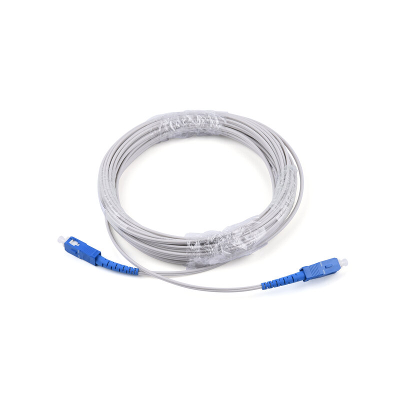 UPC SC to SC Fiber Optic Extension Cable Single-Core Single Mode Simplex Indoor Patch Cord 10M/20M/30M/50M/80M/100M Wire