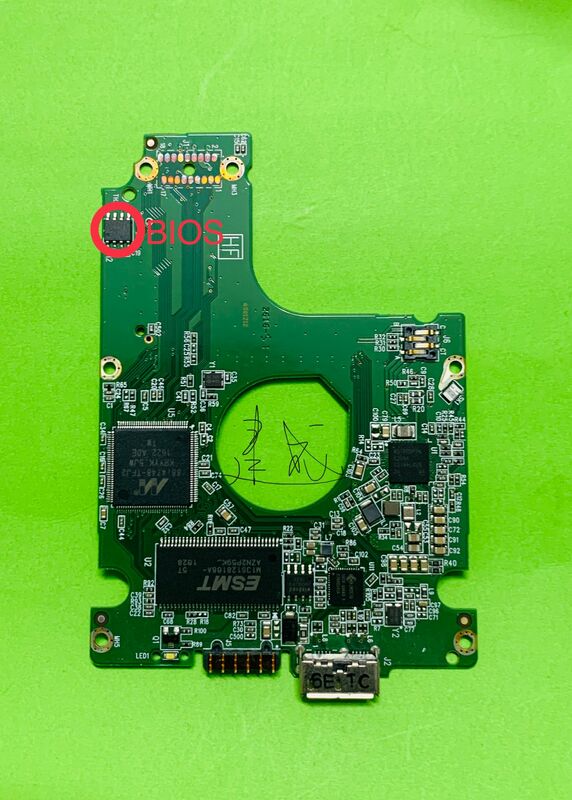Western Digital HDD PCB Logic Board WD5000LMVW WD5000LMCW / 2060-800038-000 REV P1 2060 800038 000 / 800038-E00