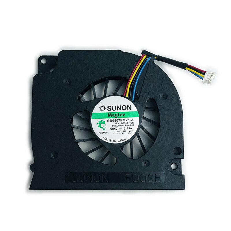 New Original Laptop CPU Cooling Fan for DELL Latitude E5400 E5500 Cooler GB0507PGV1-A DP/N 0C946C C946C 23.10231.021 DC5V 0.35A