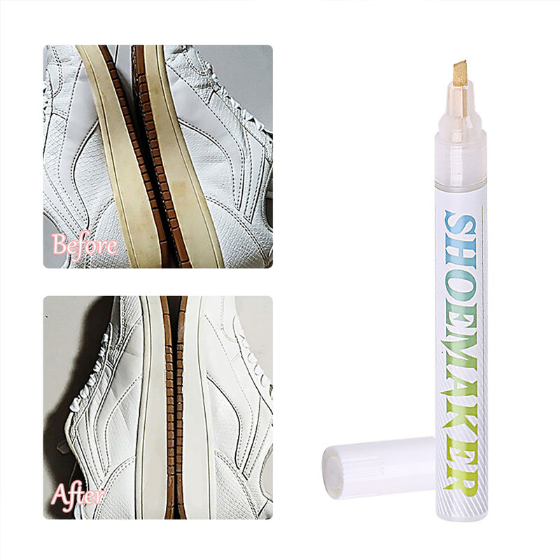 Shoes Stains Removal Pen Waterproof Sneaker Anti-Oxidation Pen Repair Complementary Color White Shoes Whitening Cleaning Cleaner