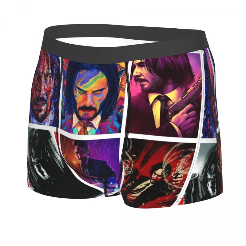 Keanu Reeves John Wick Man'scosy Boxer Briefs Underwear Highly Breathable Top Quality Gift Idea