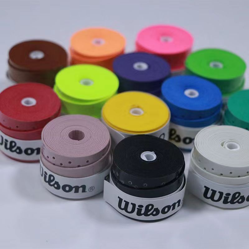 Wilson-empuñadura de raqueta de tenis de PU, banda de absorción para el sudor, 15/30/60/120 piezas